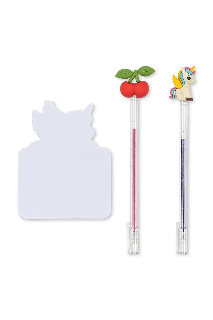 Konges Sløjd Zestaw długopisów dziecięcych PENCIL FRIENDS KS106570.9BY2 różowy AW26