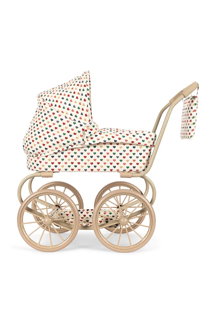 Chłopiec Konges Sløjd Wózek dla lalek dziecięcy MINNIE DOLL PRAM KS106560.9BY2 beżowy