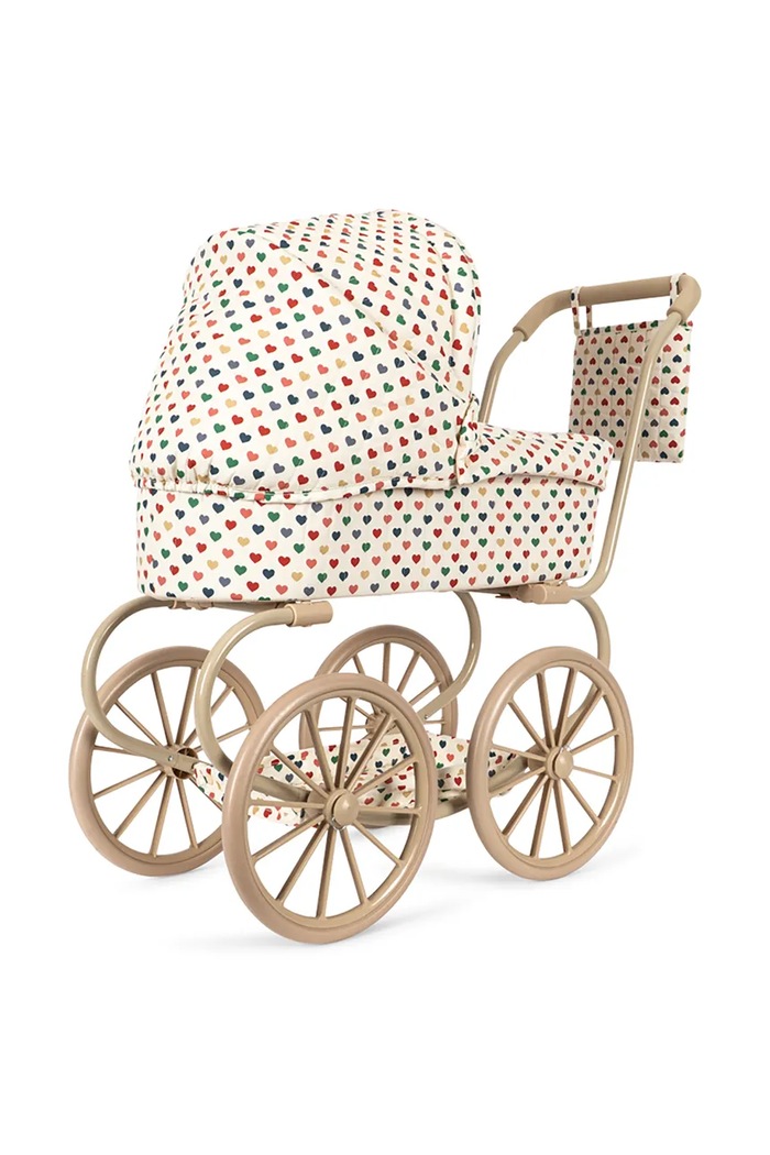 Wózek dla lalek dziecięcy MINNIE DOLL PRAM Konges Sløjd KS106560.9BY2 beżowy