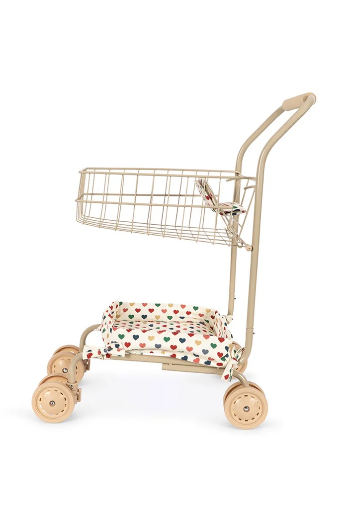 Konges Sløjd Zestaw zabawek dziecięcy KIDS SHOPPING CART beżowy KS106508.9BY2