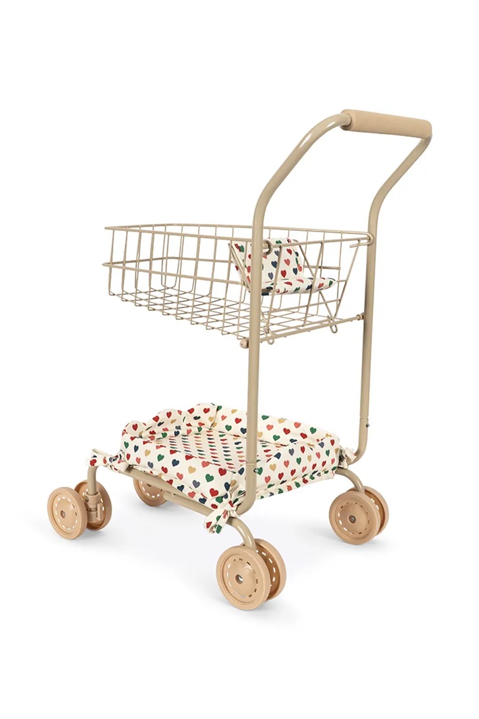 Chłopiec Konges Sløjd Zestaw zabawek dziecięcy KIDS SHOPPING CART KS106508.9BY2 beżowy