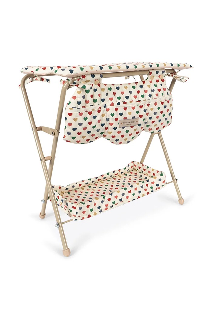 Chłopiec Konges Sløjd Przewijak dla lalek dziecięcy bawełniany DOLL CHANGING TABLE KS106451.9BY2 beżowy