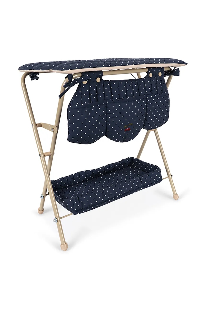 Chłopiec Konges Sløjd Przewijak dla lalek dziecięcy bawełniany DOLL CHANGING TABLE KS106451.9BY2 granatowy