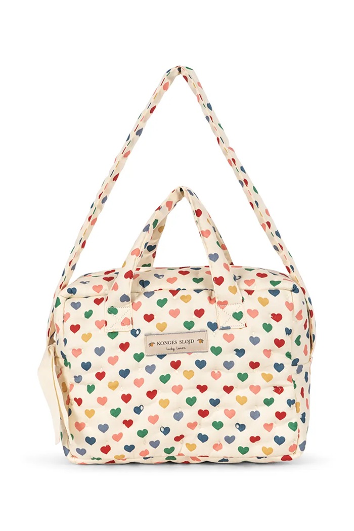 Konges Sløjd Torba do wózka dla lalek dziecięca bawełniana DOLL BAG KS106447.9BY2 beżowy AW26