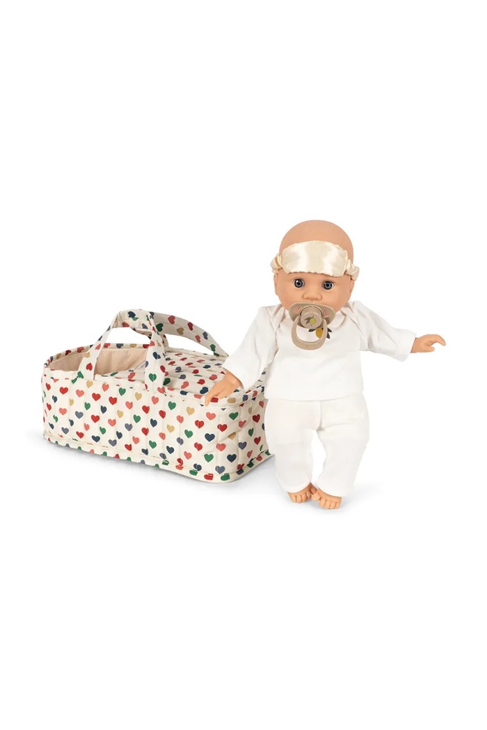 Konges Sløjd Zestaw zabawek dziecięcy LOLA BABY DOLL SET KS106375.9BY2 beżowy AW26