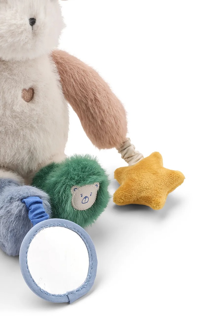 Liewood Plyšová hračka detská Angelina Small Activity Toy Rabbit LW21394.9BY2 béžová AW26
