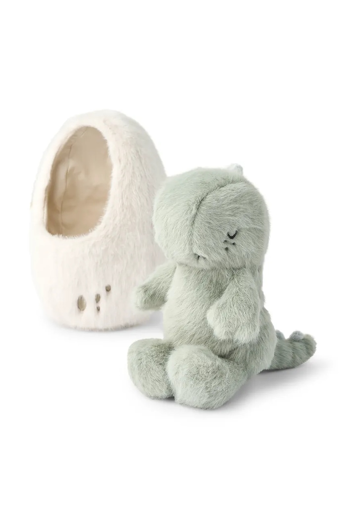Liewood Plyšová hračka detská Liora Dino Egg Teddy LW21125.9BY2 zelená AW26