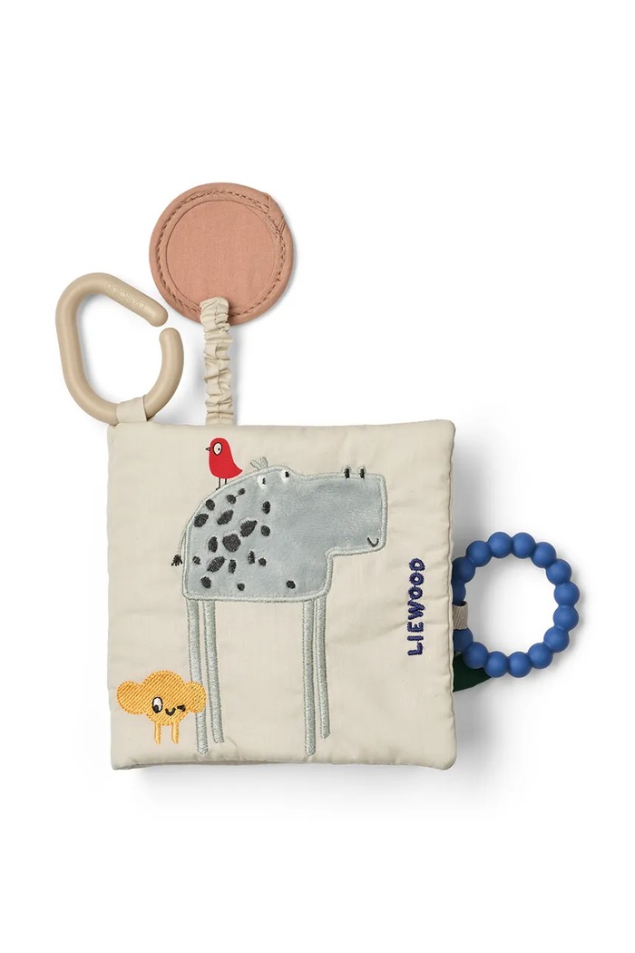 Liewood Interaktívna kniha detská Fey Imagine Fabric Book béžová LW21119.9BY2