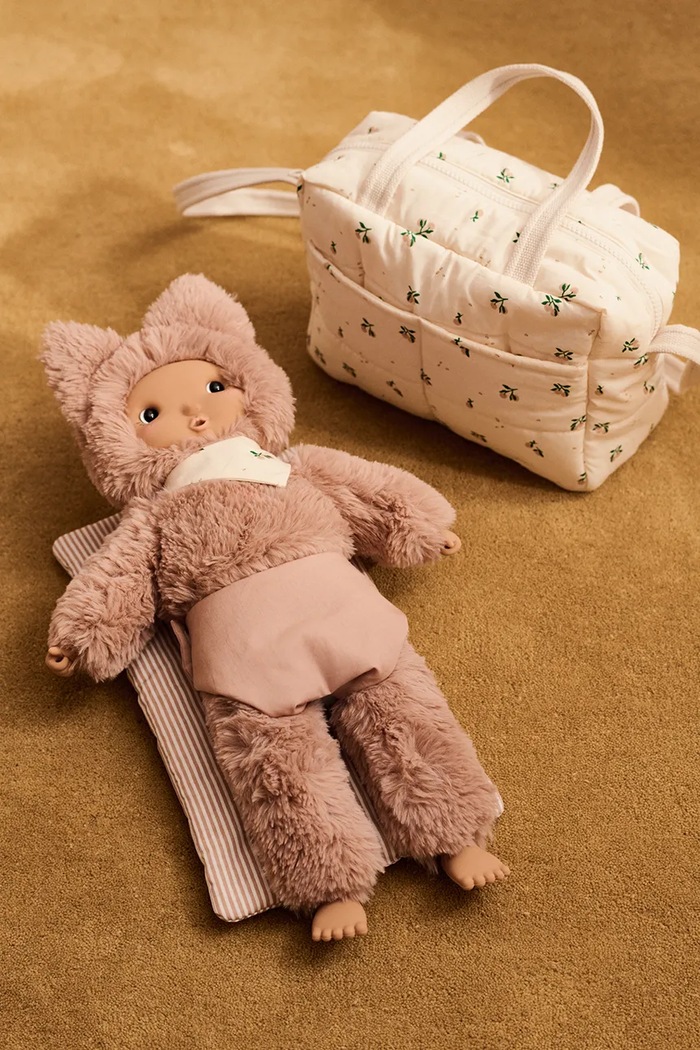Liewood Sada bábik bavlnená Neoma Doll Nursery Kit LW21087.9BY2 ružová AW26