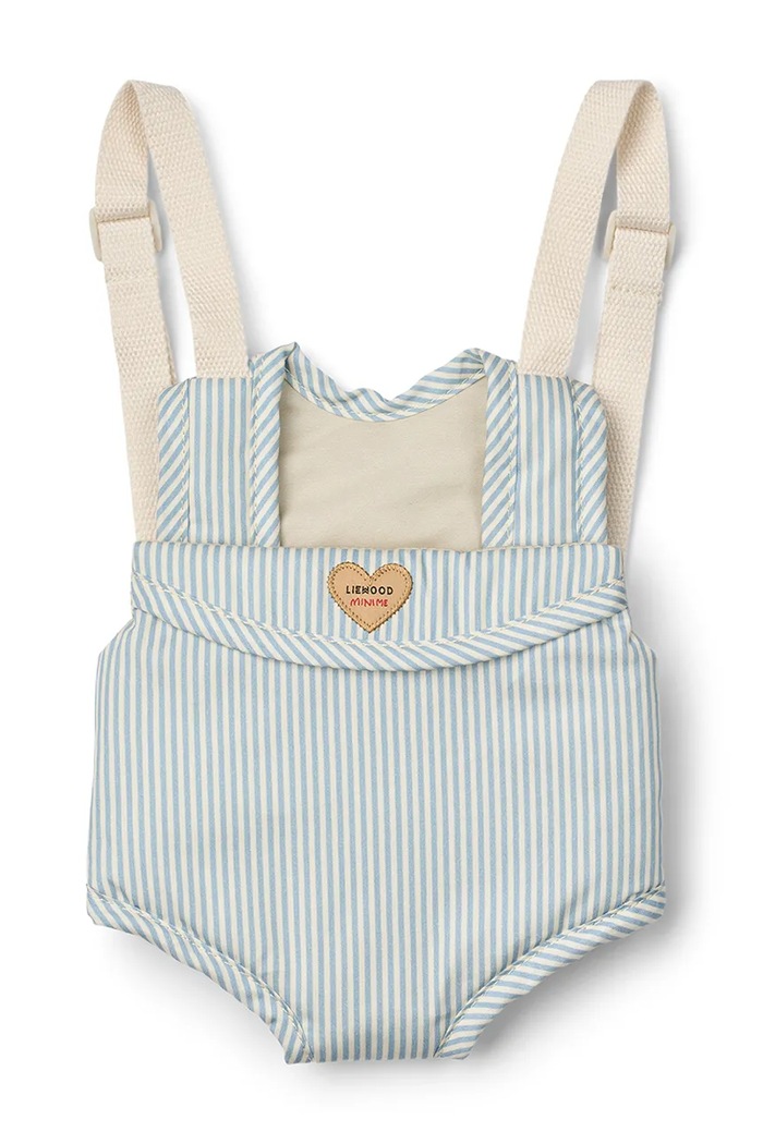 Liewood Nosilka za punčke otroška bombažna Eleanor Doll Carrier modra LW21084.9BY2