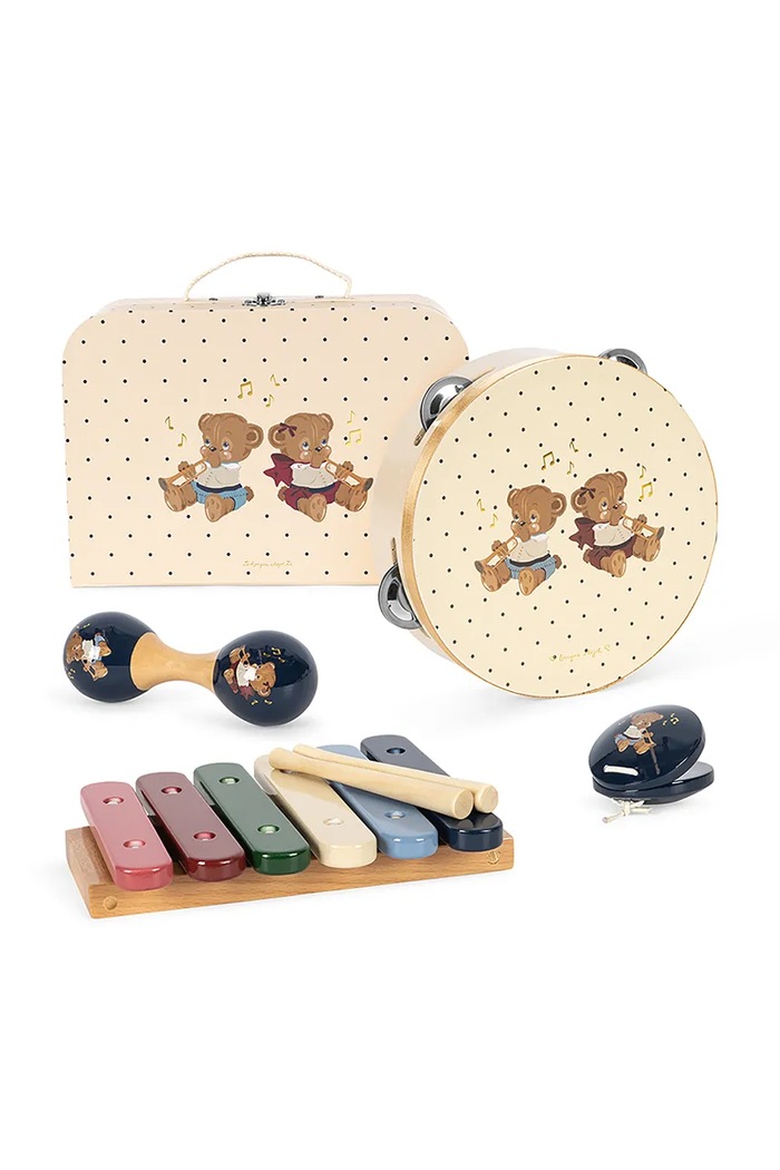 Konges Sløjd Komplet glasbil otroški MUSIC SETS FSC bež KS107371.9BY2