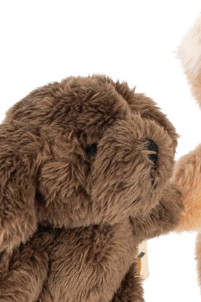 Plišasta igrača otroška TINY TEDDY BEST FRIENDS Konges Sløjd bež KS106291.9BY2