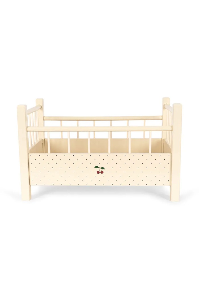 Konges Sløjd Łóżeczko dla lalek DOLL BED FSC beżowy KS105963.9BY2