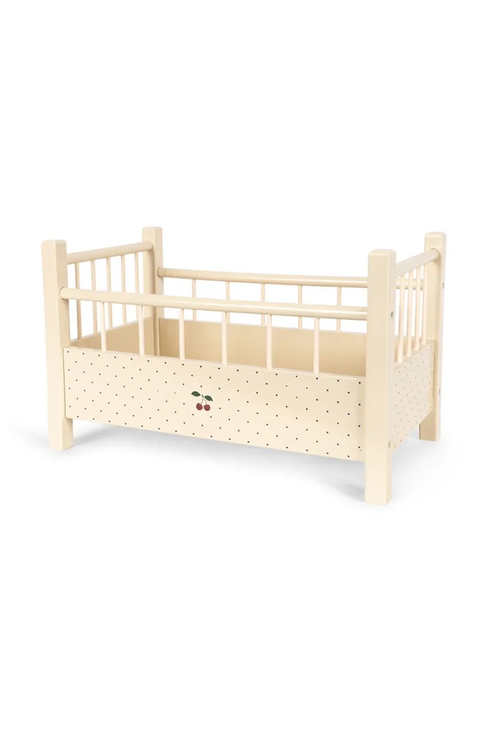 Konges Sløjd Łóżeczko dla lalek DOLL BED FSC KS105963.9BY2 beżowy AW26