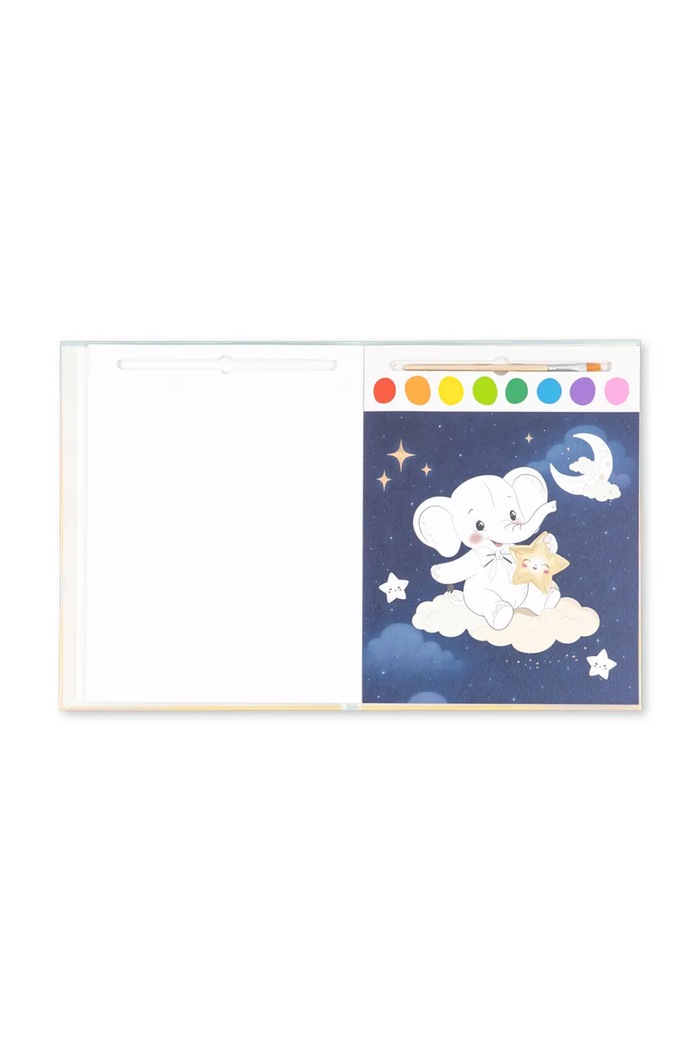 Omaľovánky na báze vody detské RAINBOW WATERCOLOR BOOK Konges Sløjd viacfarebná KS106209.9BY2