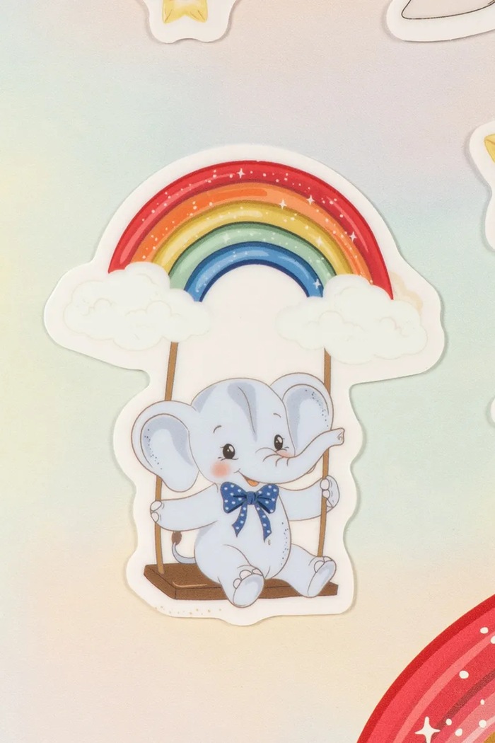 Konges Sløjd Kniha nálepiek detská MY STICKER WORLD FSC KS106185.9BY2
