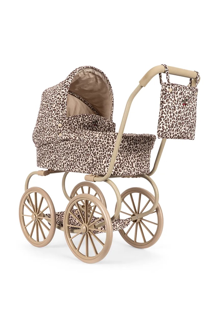 Konges Sløjd Detský kočík pre bábiky LEO MINNIE DOLL PRAM KS106099.9BY2 béžová AW26