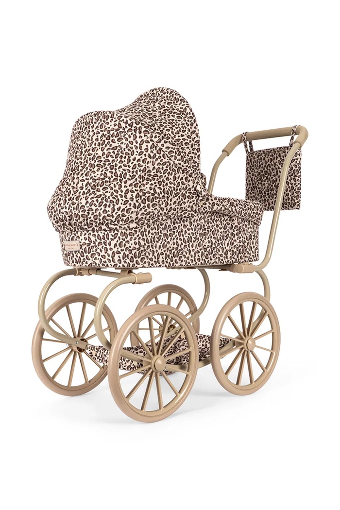 Detský kočík pre bábiky LEO MINNIE DOLL PRAM Konges Sløjd KS106099.9BY2 béžová