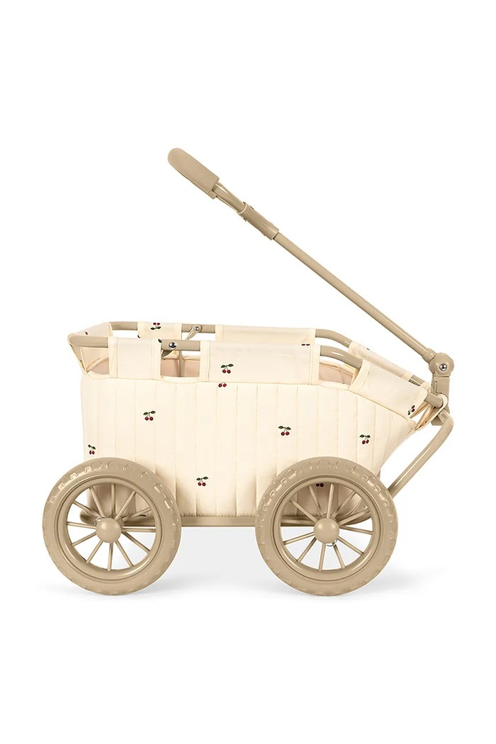 Chłopiec Konges Sløjd Wózek dla lalek dziecięcy bawełniany KIDS STROLLER WAGON KS106058.9BY2 beżowy