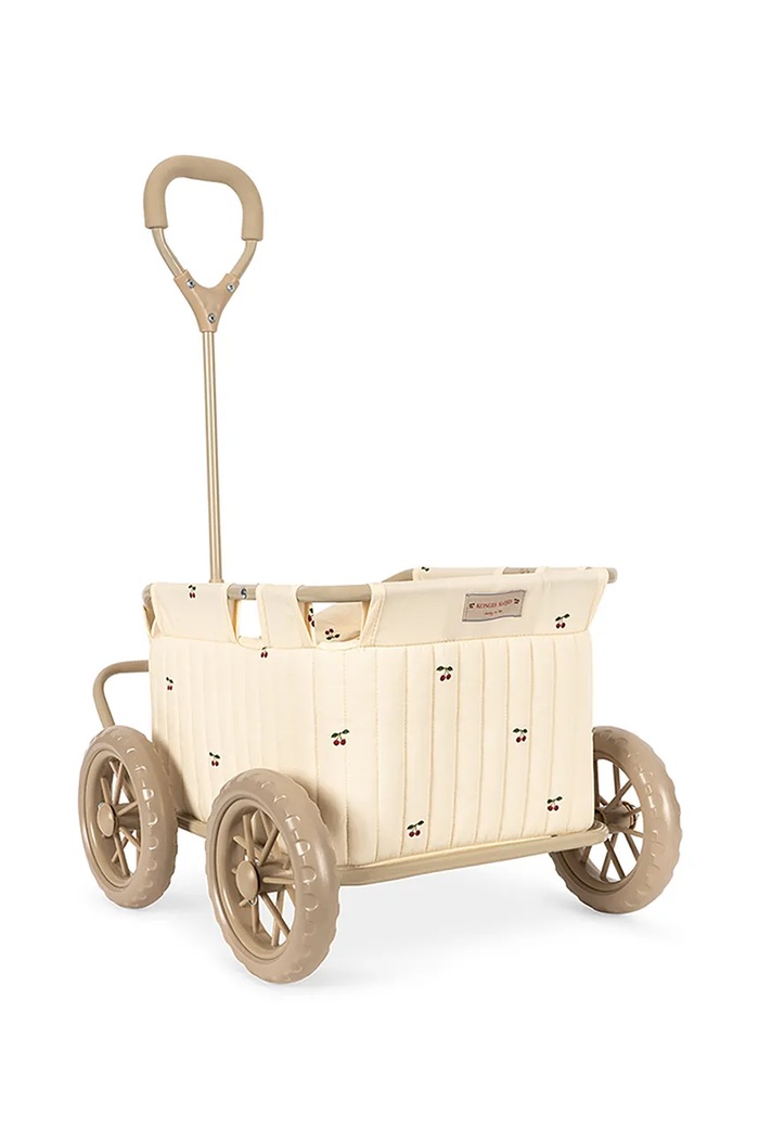 Wózek dla lalek dziecięcy bawełniany KIDS STROLLER WAGON Konges Sløjd KS106058.9BY2 beżowy