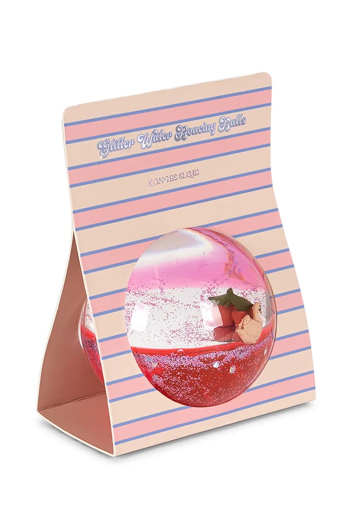 Konges Sløjd Hračka detská GLITTER WATER BALL ružová KS106041.9BY2