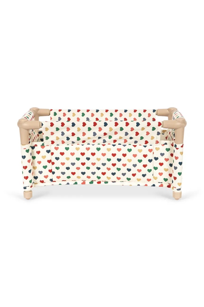 Konges Sløjd Łóżeczko dla lalek dziecięce bawełniane DOLL TRAVEL BED KS105972.9BY2 beżowy AW26