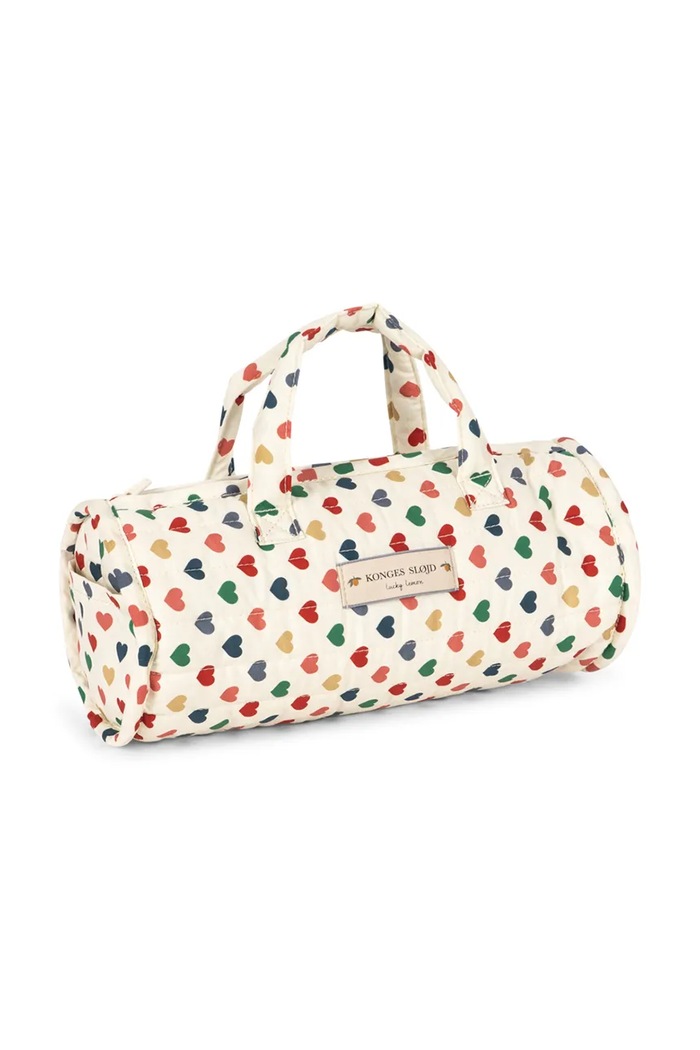 Łóżeczko dla lalek dziecięce bawełniane DOLL TRAVEL BED Konges Sløjd beżowy KS105972.9BY2