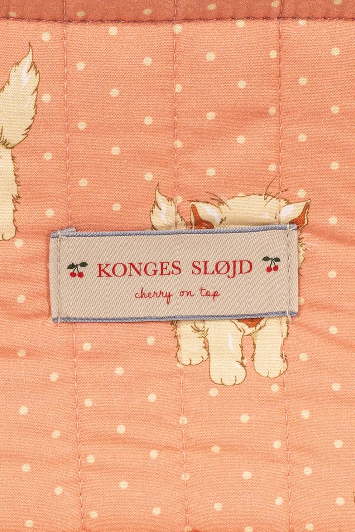 Łóżeczko dla lalek dziecięce bawełniane DOLL TRAVEL BED Konges Sløjd KS105972.9BY2 pomarańczowy