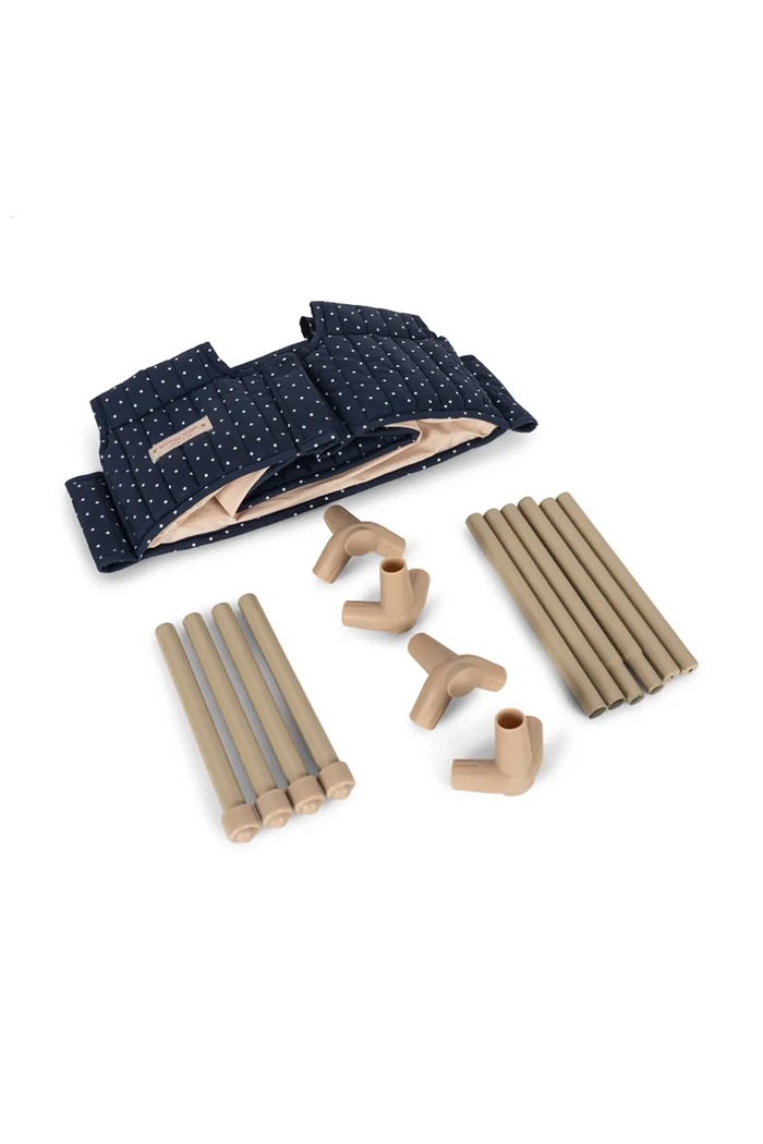 Konges Sløjd Łóżeczko dla lalek dziecięce bawełniane DOLL TRAVEL BED KS105972.9BY2