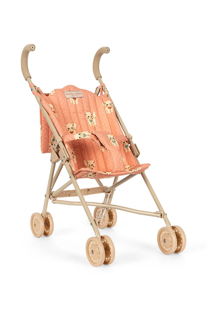 Konges Sløjd Detský kočík pre bábiky KS105970.9BY2 oranžová AW26