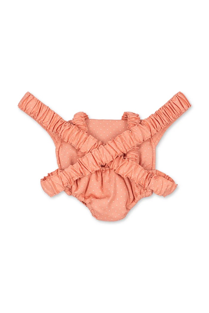 Konges Sløjd Nosidełko dla lalek dziecięce bawełniane DOLL CARRIER KS105965.9BY2 pomarańczowy AW26