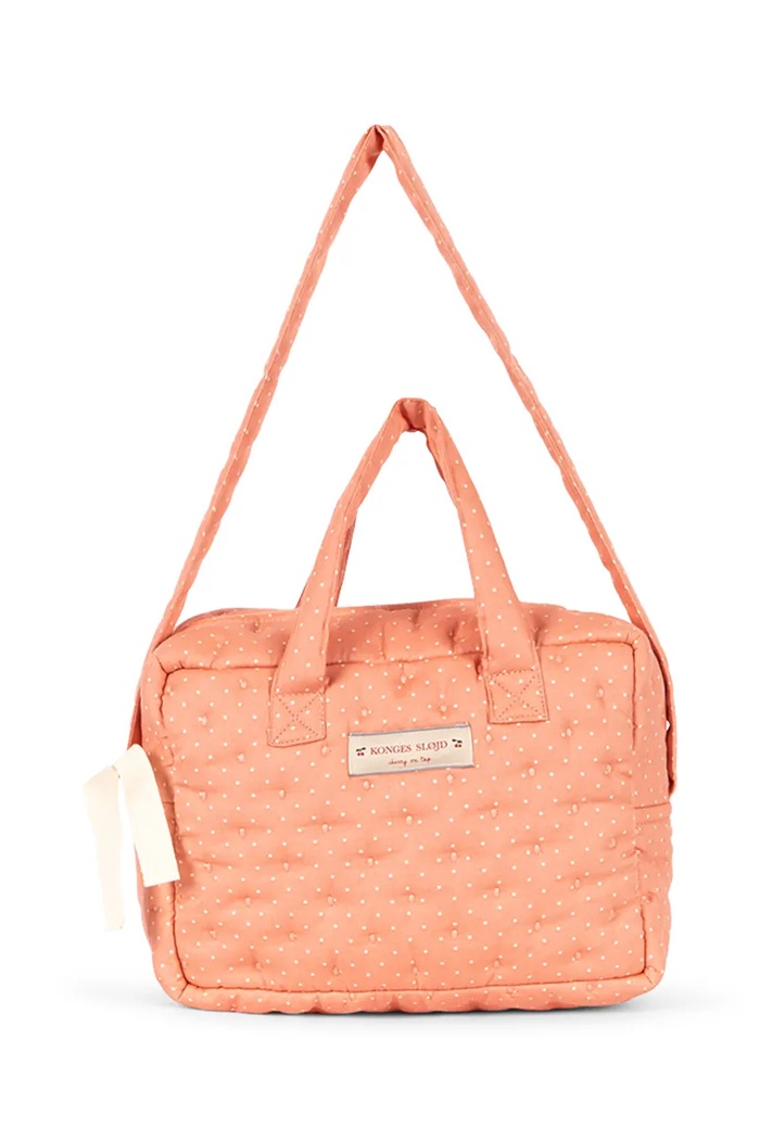 Konges Sløjd Torba do wózka dla lalek dziecięca bawełniana DOLL BAG FOR PRAM KS105962.9BY2 pomarańczowy AW26