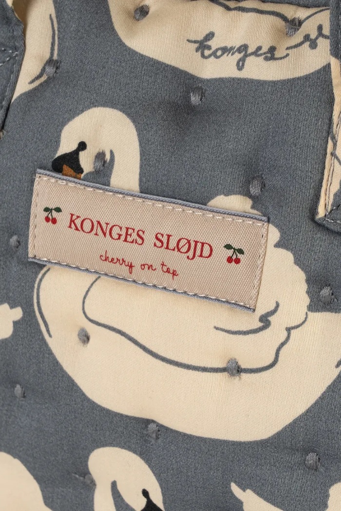 Torba za kolica za lutke za djecu od pamuka DOLL BAG FOR PRAM Konges Sløjd plava KS105962.9BY2