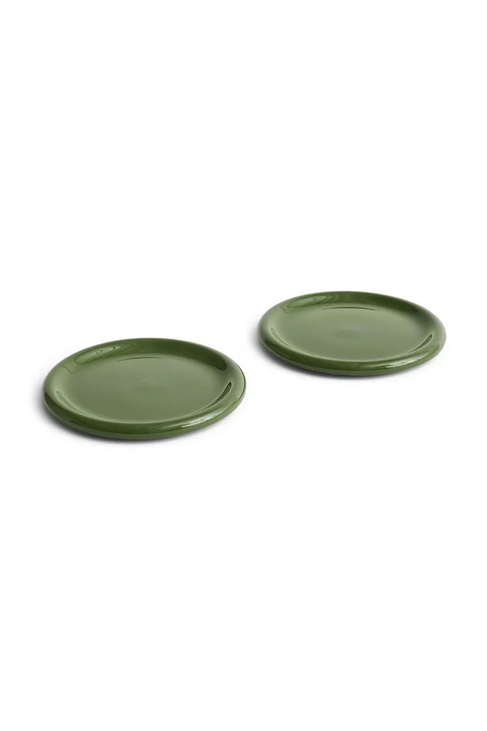HAY zestaw talerzy obiadowych z terakoty 24 cm zielony AC459.A668.AI61.02AY