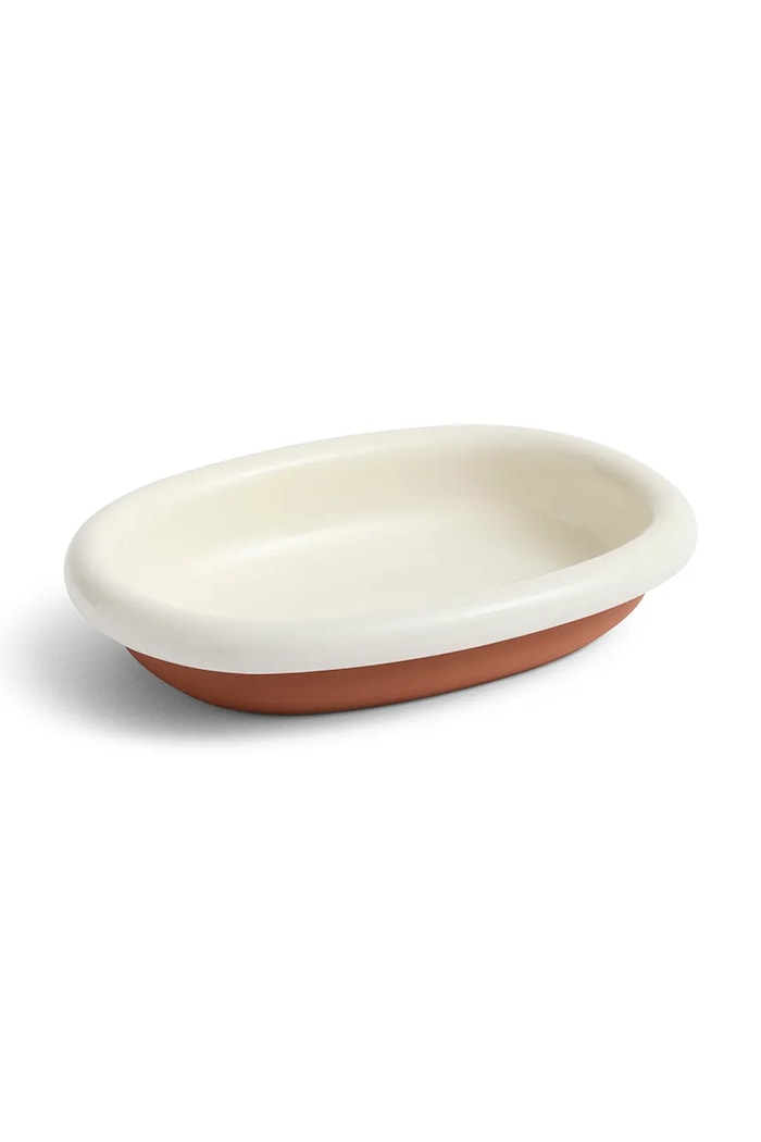 HAY półmisek do serwowania z terakoty 27,5 x 20 x 5 cm biały AC468.A601.AB90