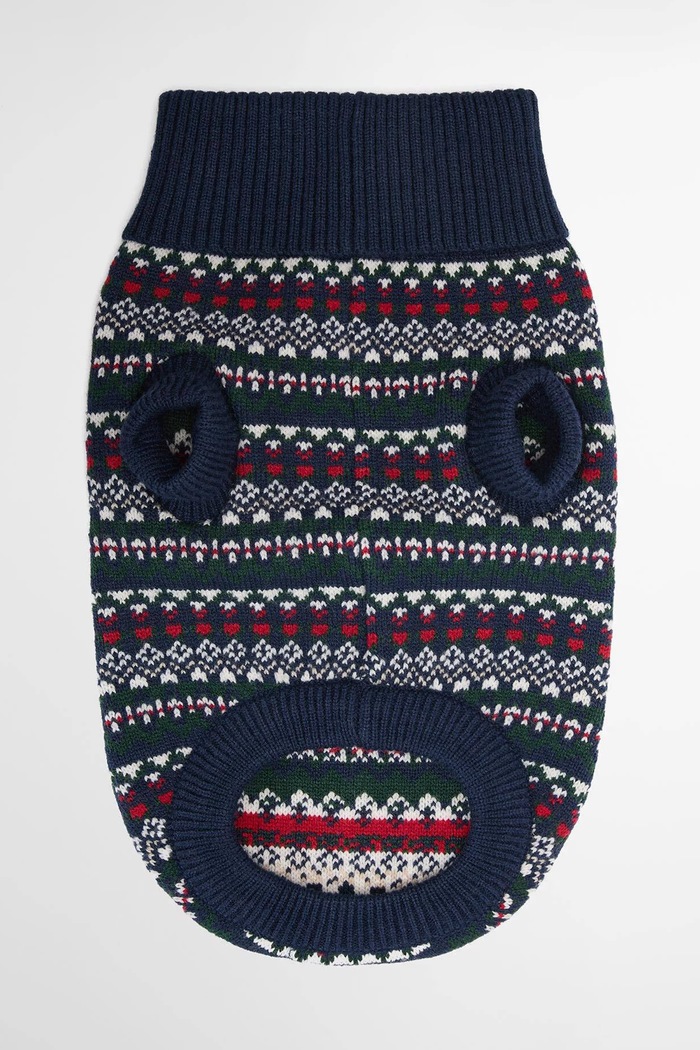 Accessori Barbour Maglione per cani Marlow Fairisle DCO0087NY31 blu navy