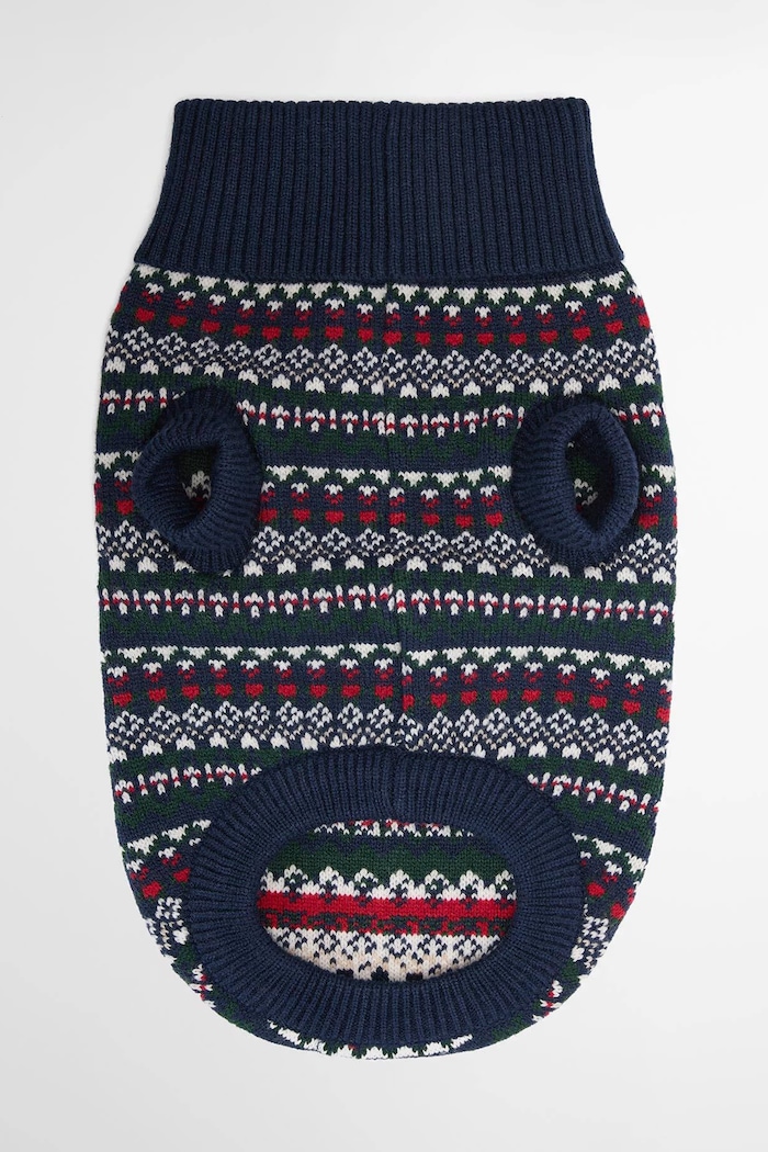 Accessori Barbour Maglione per cani Marlow Fairisle DCO0087NY31 blu navy