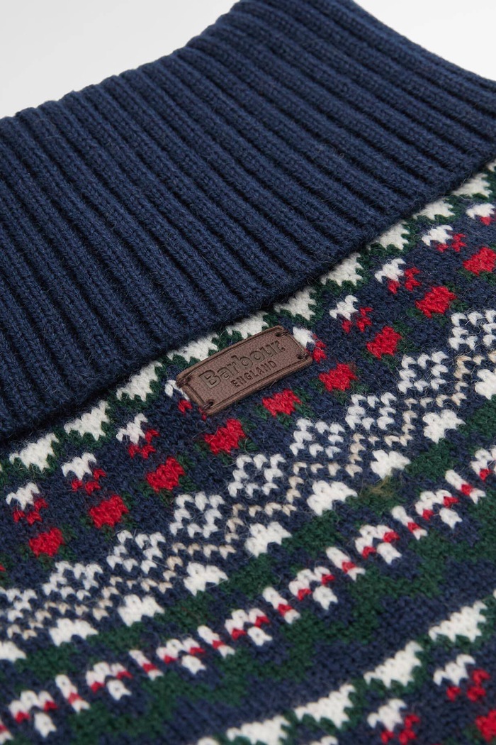 Maglione per cani Marlow Fairisle Barbour DCO0087NY31 blu navy