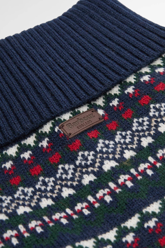 Maglione per cani Marlow Fairisle Barbour DCO0087NY31 blu navy