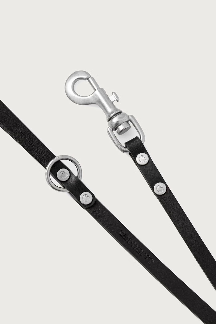 Akcesoria Carhartt WIP Smycz dla psa Script Studs Dog Collar I037389.89XX czarny