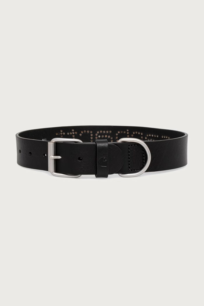 Carhartt WIP Obroża dla psa Script Studs Dog Collar czarny I037387.4BHXX
