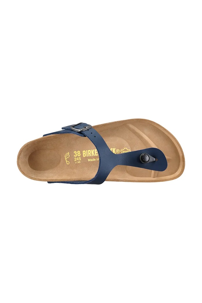 Shoes Birkenstock flip flops Gizeh 143621.M. blue