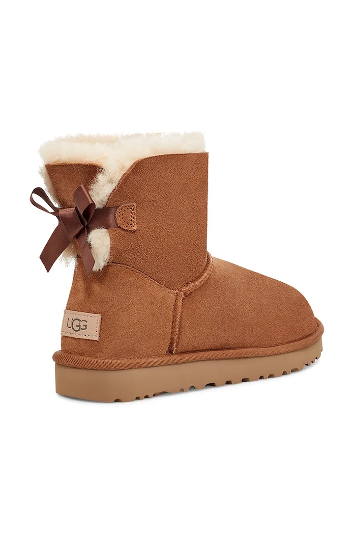 Obuv UGG - Topánky Mini Bailey Bow II 1016501.CHE hnedá