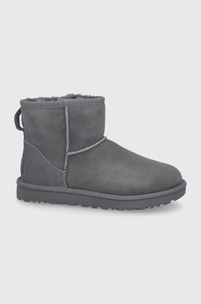 Semišové snehule UGG Classic Mini II semišová koža sivá 1016222.GRY