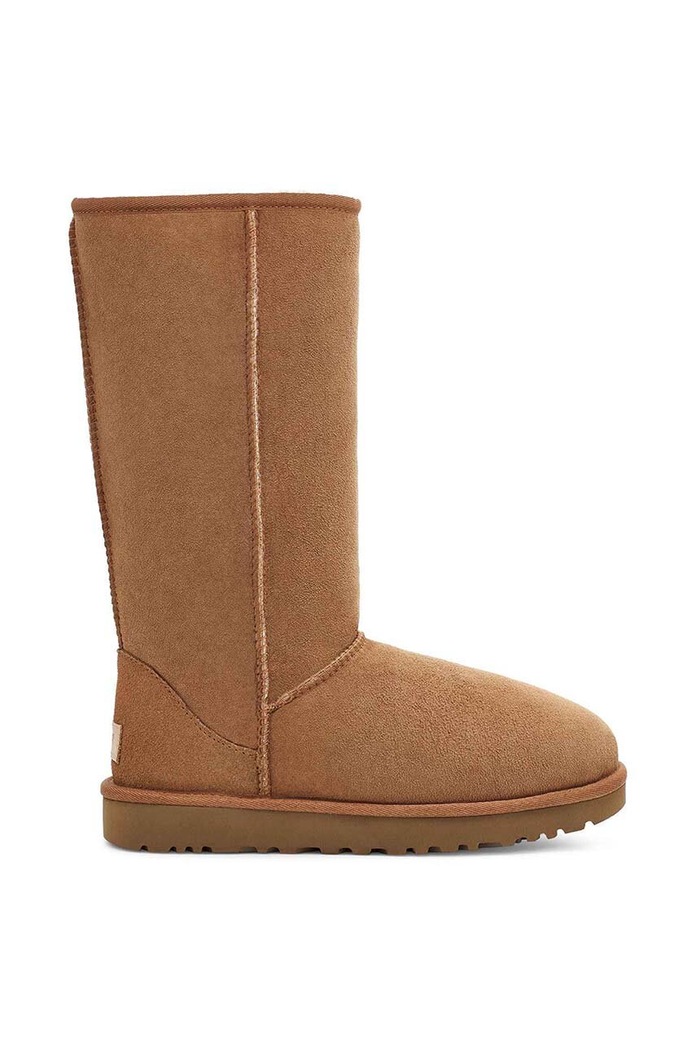 Велурени апрески UGG равен кафяв 1016224.CHE