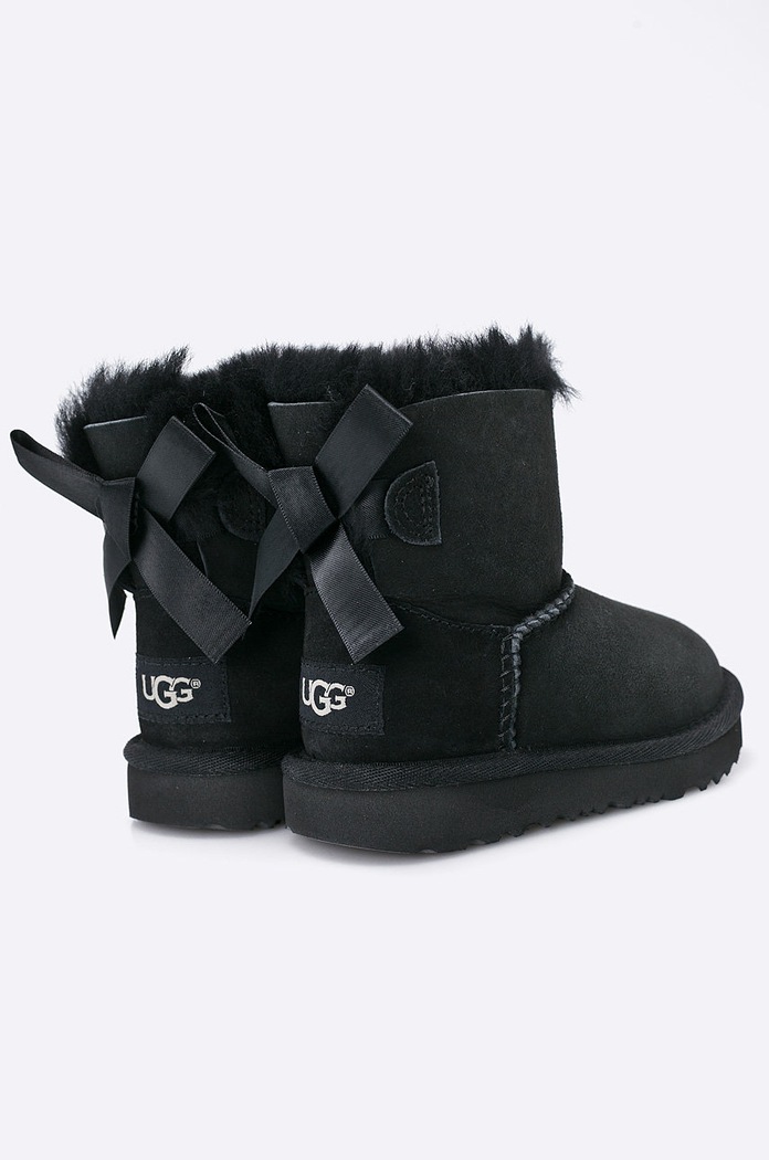 UGG - Παπούτσια dziecięce Mini Bailey Bow II μαύρο 1017397T.BLK