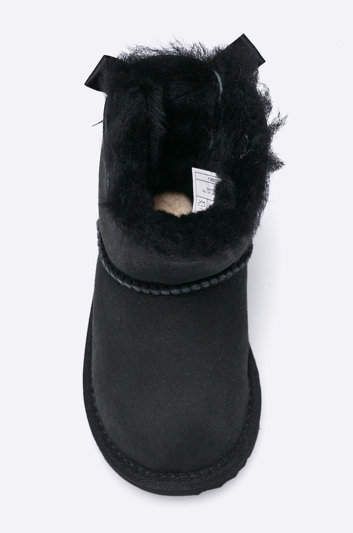 UGG - Παπούτσια dziecięce Mini Bailey Bow II 1017397T.BLK μαύρο