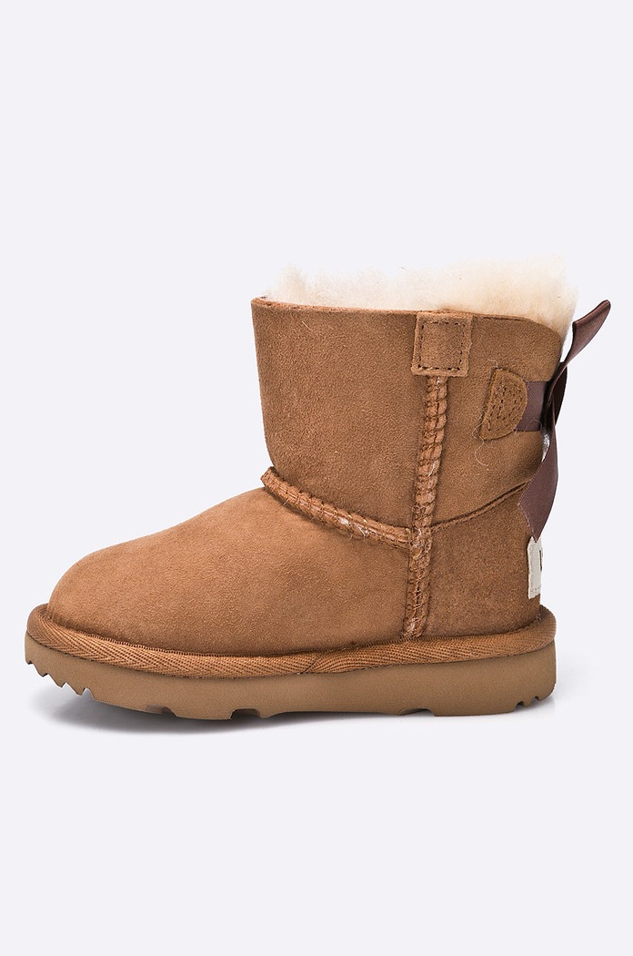 Κοριτσίστικα UGG - Παπούτσια dziecięce Mini Bailey Bow II 1017397T.CHE καφέ