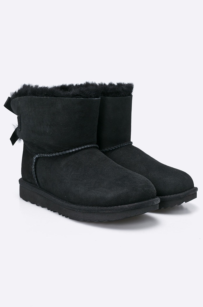 UGG - Χειμερινά Παπούτσια Mini Bailey Bow II dziecięce 1017397K.BLK μαύρο AW21