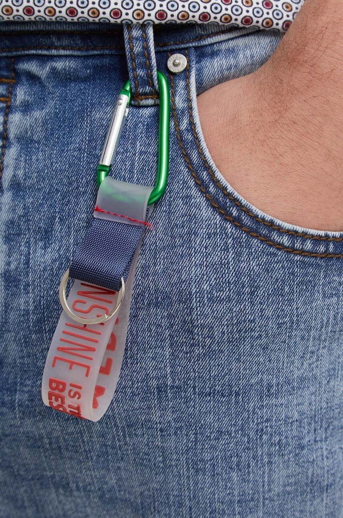 Jeansy męskie tapered kolor niebieski niebieski RS23.SJM802